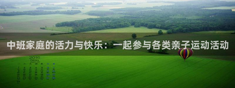 678体育官网地址：中班家庭的活力与快乐：一起参与各类亲子运动活动